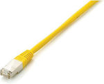 Equip S/FTP Cat.6a Ethernet Network Cable 10m Yellow 1pcs (605666)