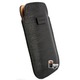 Krusell Leather Case Size L Pouch Μαύρο