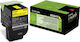 Lexmark 802HY Original Toner Laser Printer Yellow High Yield Extra High Yield 3000 Pages (80C2HY0)