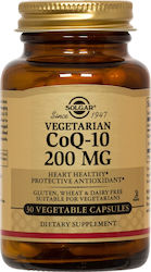 Solgar Vegetarian CoQ-10 χωρίς Γλουτένη 200mg 30 φυτικές κάψουλες