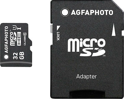 AgfaPhoto microSDHC 32GB Class 10 U1 UHS-I with Adapter