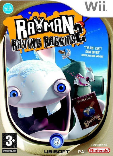 Rayman Raving Rabbids 2 Wii Game (Used)