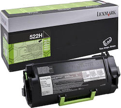 Lexmark 522H Toner Laser Εκτυπωτή Μαύρο Return Program 25000 Σελίδων (52D2H00)