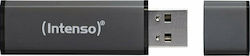 Intenso Alu Line 64GB USB 2.0 Stick Gri