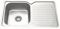 Gloria Fare Minox-201 Ι Ένθετος Inox Σατινέ Μ80xΠ50cm Ασημί