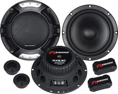 Renegade Car Audio Σετ Ηχεία Αυτοκινήτου RX6.2C Διαιρούμενα 6.5" με 100W RMS (2 Δρόμων)