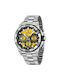 Festina Watch Chronograph Battery with Silver Metal Bracelet