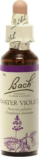 Bach Water Violet Ανθοΐαμα σε Σταγόνες για Χαλάρωση 20ml