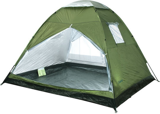 Campus Jakarta Summer Camping Tent Igloo Green for 4 People 240x210x170cm