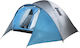 Campus Kingston Summer Camping Tent Igloo Blue with Double Cloth for 6 People 360x240x200cm