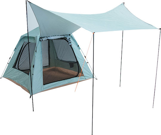 Panda Automatic Camping Tent Toilet Green 3 Seasons 240x240x170cm