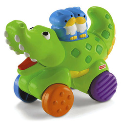 Fisher Price Entlang schieben Press n' Go Κροκόδειλος für 6++ Monate