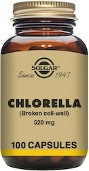 Solgar Chlorella 520mg 100 φυτικές κάψουλες