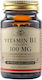 Solgar Vitamin B1 (Thiamin) Vitamin for Nervous System Health 100mg 100 veg. caps