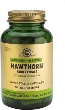 Solgar Hawthorne Herb Extract Special Food Supplement 60 Vegetable Capsules