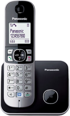 Panasonic KX-TG6811 Cordless Phone with Speaker Black