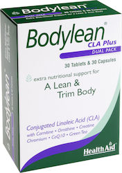 Health Aid Bodylean CLA Plus Supplement for Weight Loss 30 tabs 30 caps