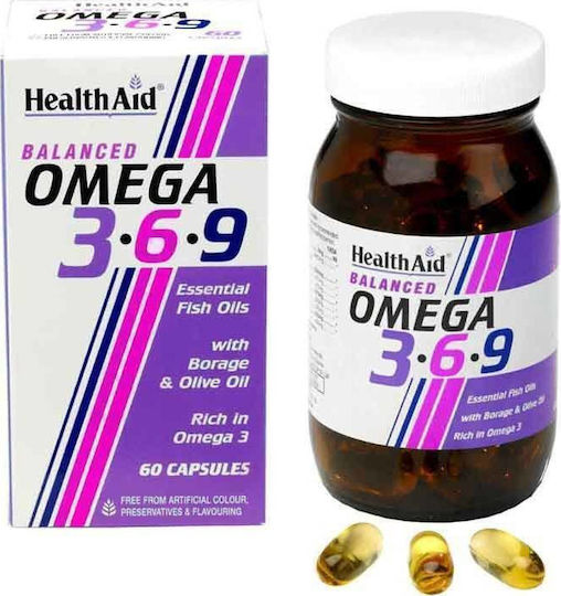 Health Aid Balanced Omega 3 6 9 60 софтджел