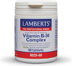 Lamberts Vitamin B-50 Complex Βιταμίνη 60 ταμπλέτες