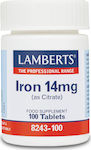 Lamberts Iron 14mg 100 tabs