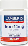 Lamberts Iron 14mg 100 Registerkarten