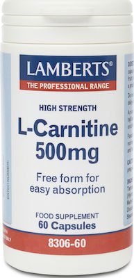 Lamberts L-Carnitine cu Carnitină 500mg 60 capace