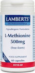 Lamberts L-Methionine 500mg 60 κάψουλες