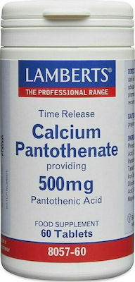 Lamberts Calcium Pantothenate 500mg 60 tabs