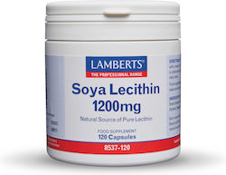 Lamberts Soya Lecithin 1200mg 120 κάψουλες
