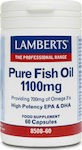 Lamberts Maximum Strength Pure Fish Oil Рибено масло 1100мг 60 капси