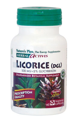 Nature's Plus Herbal Actives Licorice 60 veg. Kappen