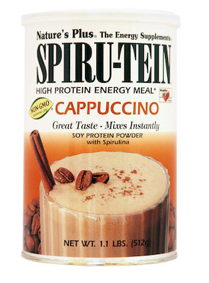 Nature's Plus Spiru-Tein High-Protein Energy Meal Gluten Free with Flavor Cappuccino 512gr