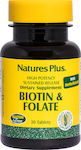 Nature's Plus Βιταμίνη για τα Μαλλιά, τo Δέρμα & τα Νύχια 800mcg 30 ταμπλέτες