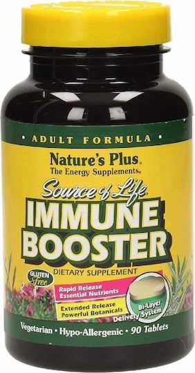 Nature's Plus Source of Life Immune Booster Συμπλήρωμα για την Ενίσχυση του Ανοσοποιητικού 90 ταμπλέτες