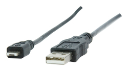 Valueline CABLE-166-1.8 CABLE-166-1.8 CABLE-166/1.8 Regular USB 2.0 σε micro USB 1.8m Μαύρο