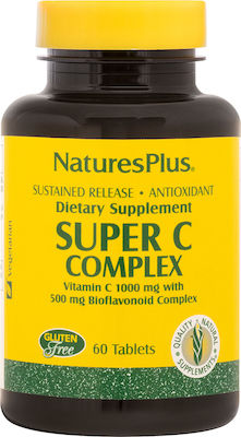 Nature's Plus Vitamin C for Energy & Immune System Boost 1000mg 60 tabs