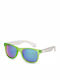 Breo B-AP-TTNI59 Men's Sunglasses with Green Plastic Frame and Blue Lens