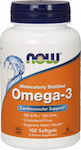 Now Foods Molecularly Distilled Omega 3 Fish Oil 100 softgels