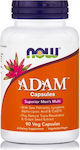 Now Foods Adam Multivitamin for Energy, Immune System Boost & Bone Health 90 veg. caps