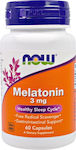 Now Foods Melatonin Supplement for Sleep 60 caps