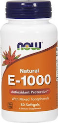 Now Foods Vitamin E Vitamin for Antioxidant 1000iu 50 softgels