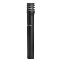 Shure Electret / Condenser (Small Diaphragm) XLR Microphone PG81-XLR Shock Mounted/Clip On Mounting Voice