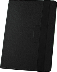 Orbi Wrapper Flip Cover Δερματίνης Μαύρο (Universal 9-10")