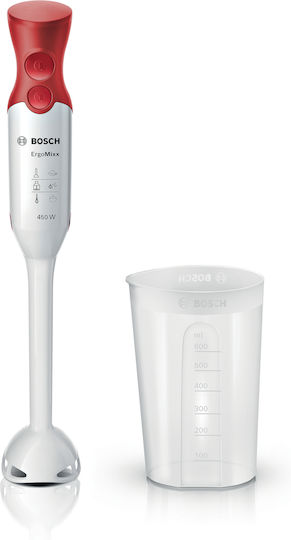 Bosch ErgoMixx Ръчен Блендер с Пластмасова Пръчка 450W Бял