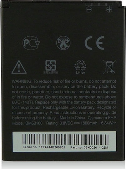 HTC BA-S890 Μπαταρία Αντικατάστασης 1690mAh για Desire 500/One SV