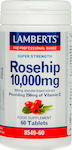 Lamberts Rosehip Vitamina pentru Energie & Întărirea Sistemului Imunitar 10000mg 60 file