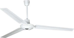 Eurolamp Commercial Ceiling Fan with Remote Control 80W 140cm with Remote Control 147-29010