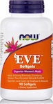 Now Foods Eve Women's Multiple Vitamin Supliment pentru Menopauză 90 softgels