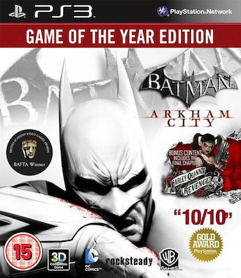 Batman: Arkham City Game of the Year Edition PS3 Game (Used)