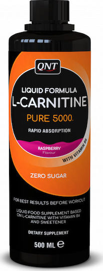 QNT L-Carnitine Pure Liquid 5000mg με Γεύση Raspberry 500ml